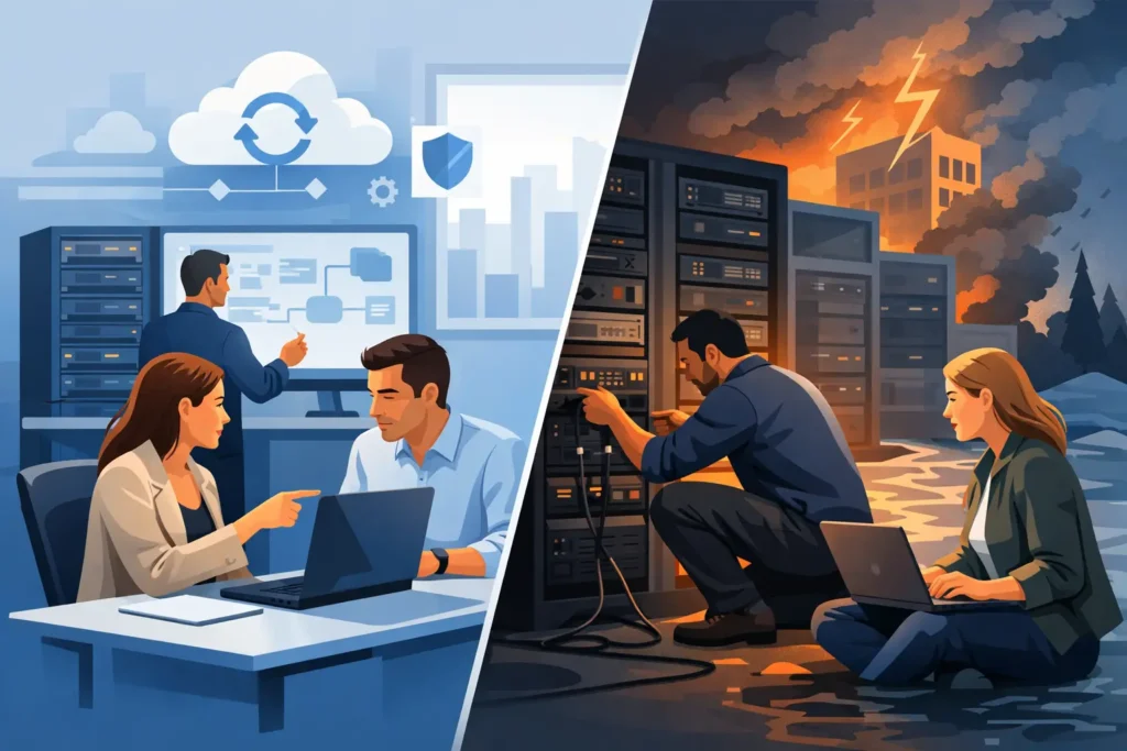 Business Continuity vs Disaster Recovery