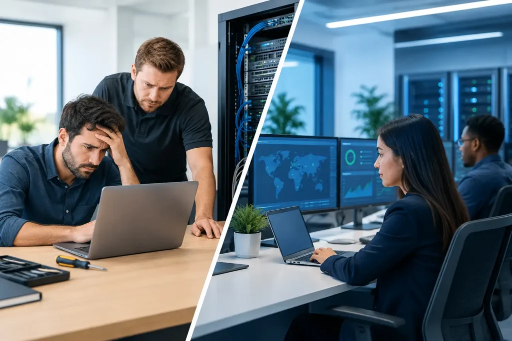 Break Fix vs Managed IT for Growing Businesses
